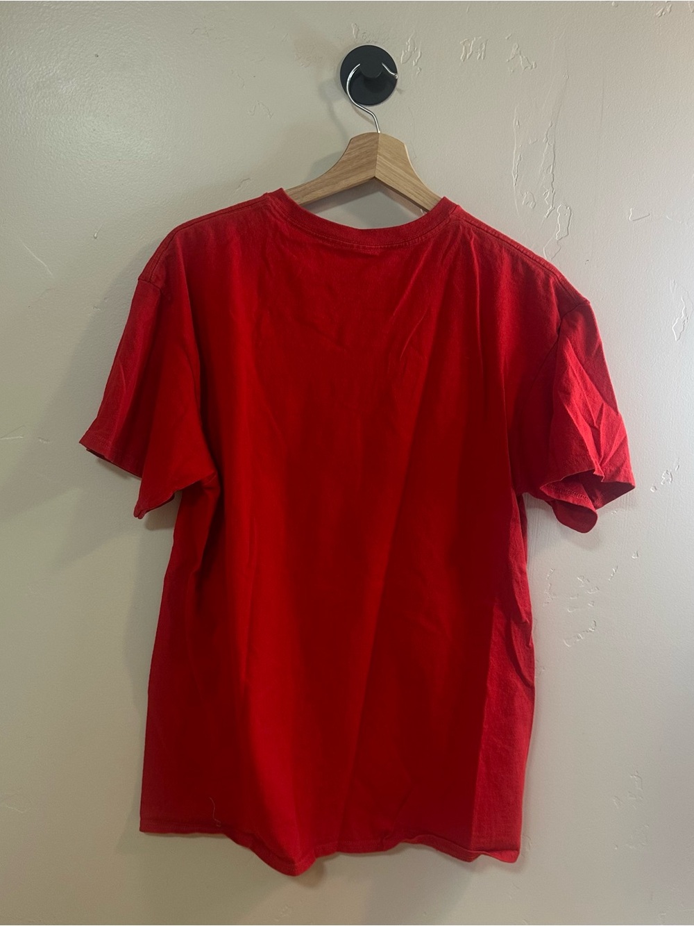 Disney Mickey Mouse Christmas Adult Unisex T Shirt Red Large - Picture 3 of 3